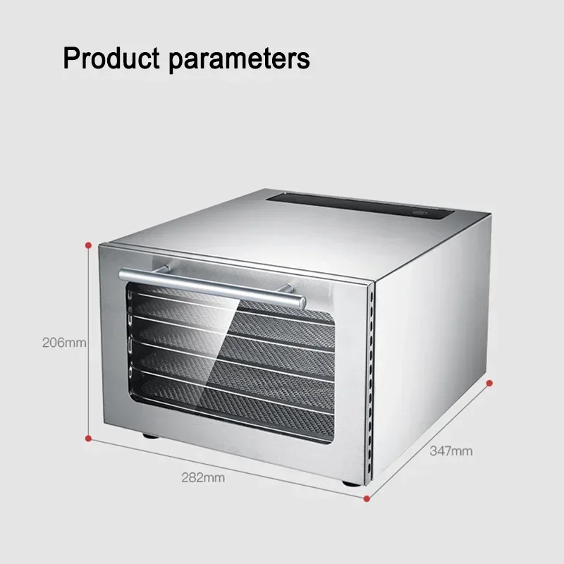 Food Dehydrator Snacks - Desidratador elétrico de 5 camadas, secador