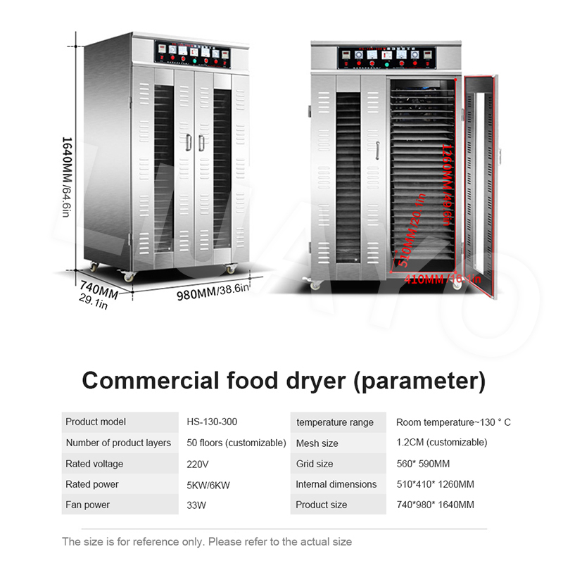 Food Dehydrator Snacks - Máquina de Secagem a Ar para