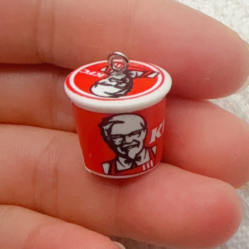 10 peças de chaveiros de resin - Food & Snacks Coloring avaliação e preço