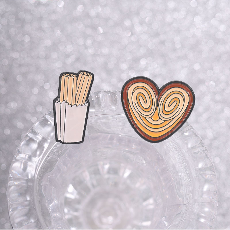 Pins Esmaltados de Comida Espa - Food Sweet Snacks avaliação e preço