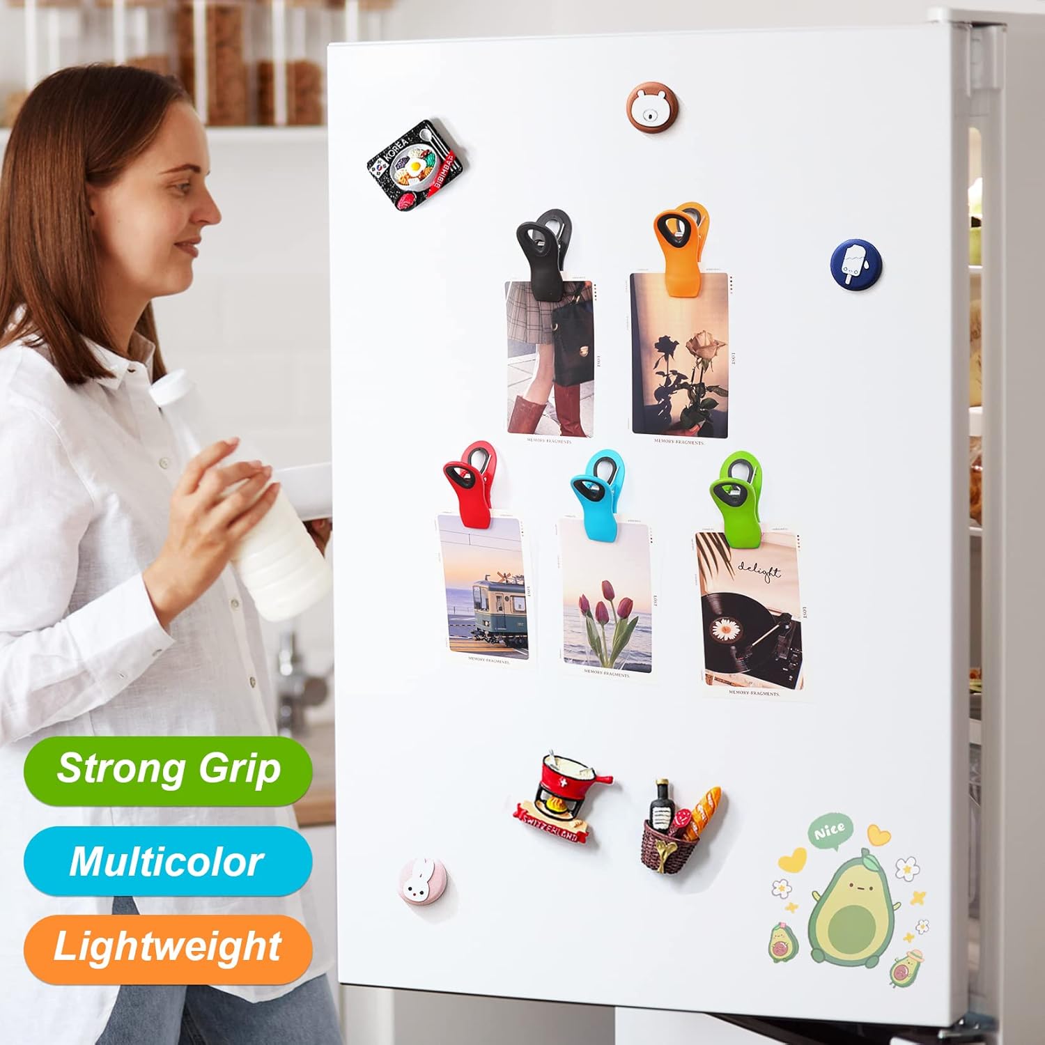 Pacote com 12 Clips para Armaz - Food Snacks Images avaliação e preço