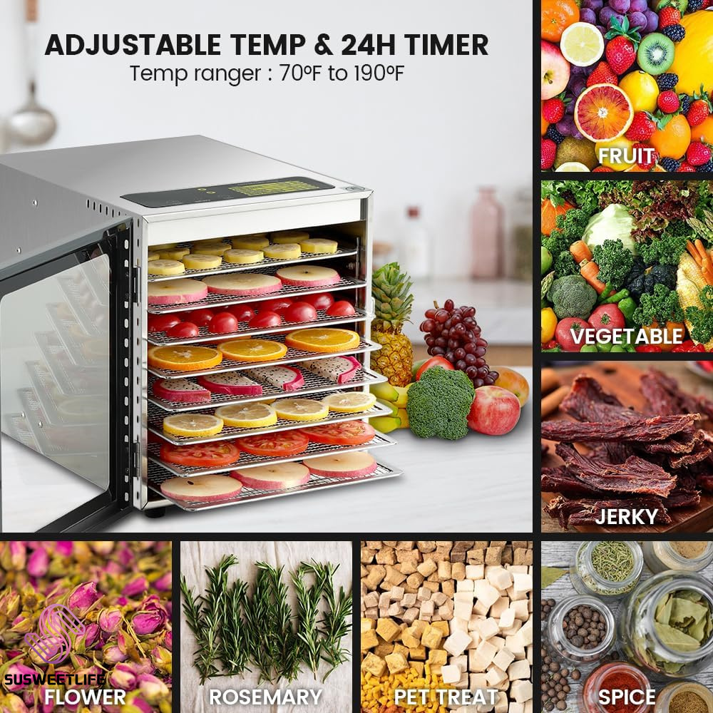 Desidratador de Alimentos de G - Food Dehydrator Snacks avaliação e preço