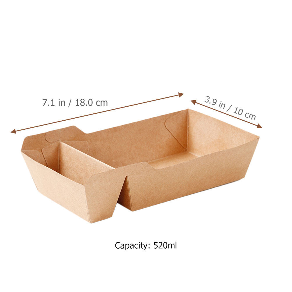 50 Unidades de Caixas de Papel - Food Snacks Quantity avaliação e preço
