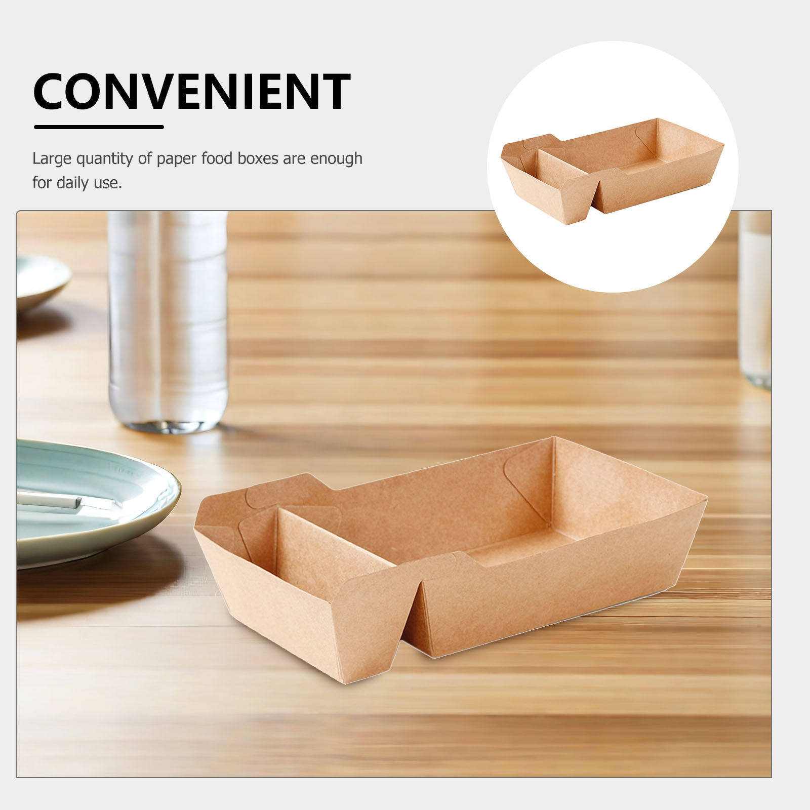 50 Unidades de Caixas de Papel - Food Snacks Quantity avaliação e preço