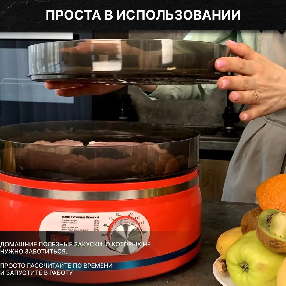 Máquina de secagem de frutas p - Food Dehydrator Snacks avaliação e preço